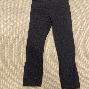 Lululemon Pace Rival Mid Rise Crop 22” Coal Multi 4